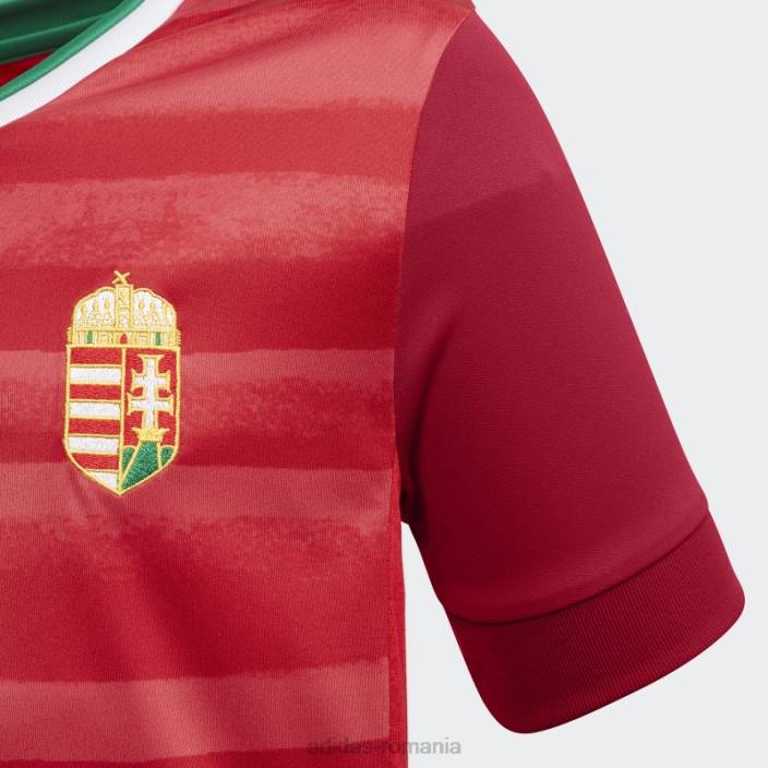 Adidas tricoul roșu al Ungariei acasă adidas copii roșu/verde îndrăzneț/alb 2JBN18891