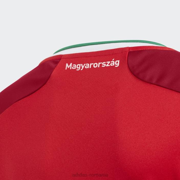 Adidas tricoul roșu al Ungariei acasă adidas copii roșu/verde îndrăzneț/alb 2JBN18891