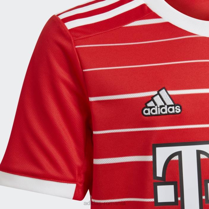 Adidas tricoul roșu fc bayern 22/23 acasă fierbinte copii roșu 2JBN11913