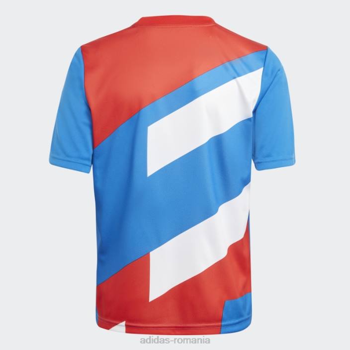 Adidas tricoul roșu fc bayern pre-meci copii roșu/regal 2JBN18790