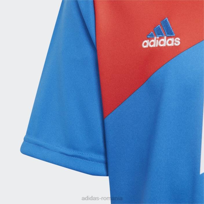 Adidas tricoul roșu fc bayern pre-meci copii roșu/regal 2JBN18790