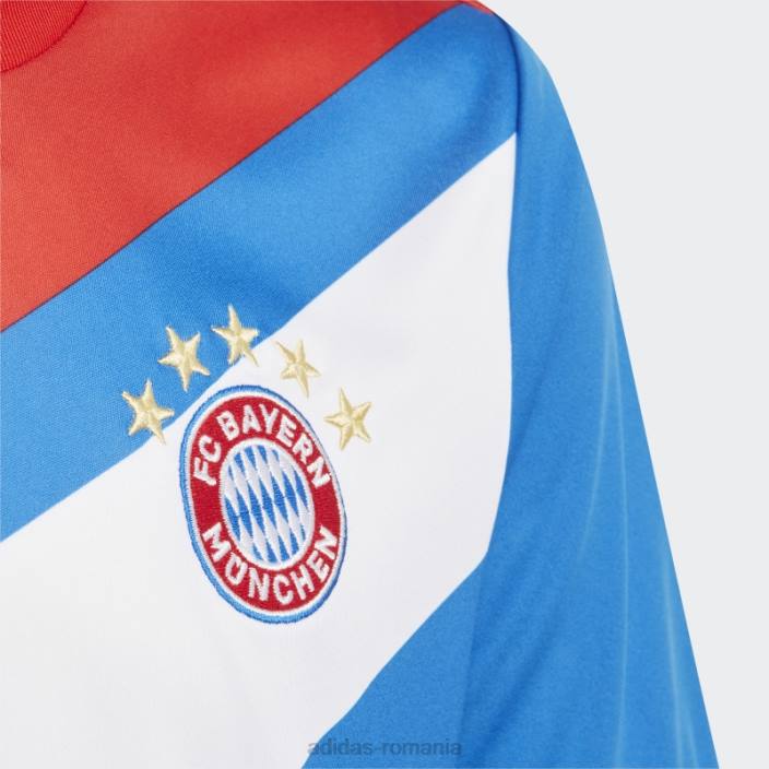 Adidas tricoul roșu fc bayern pre-meci copii roșu/regal 2JBN18790
