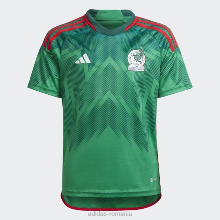 Adidas tricoul verde Mexic 22 acasă copii verde 2JBN18641