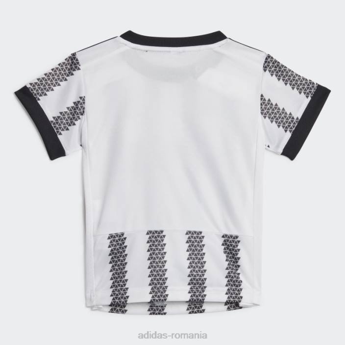 Adidas trusa home baby juventus 22/23 alb copii alb negru 2JBN18743