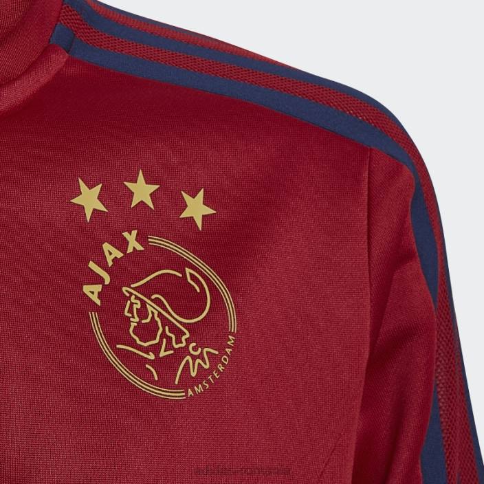 Adidas victory red ajax amsterdam condivo 22 top de antrenament copii roșu victorie 2JBN19067