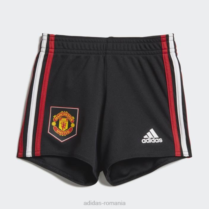 Adidas white manchester united 22/23 away kit bebelusi copii alb negru 2JBN18490
