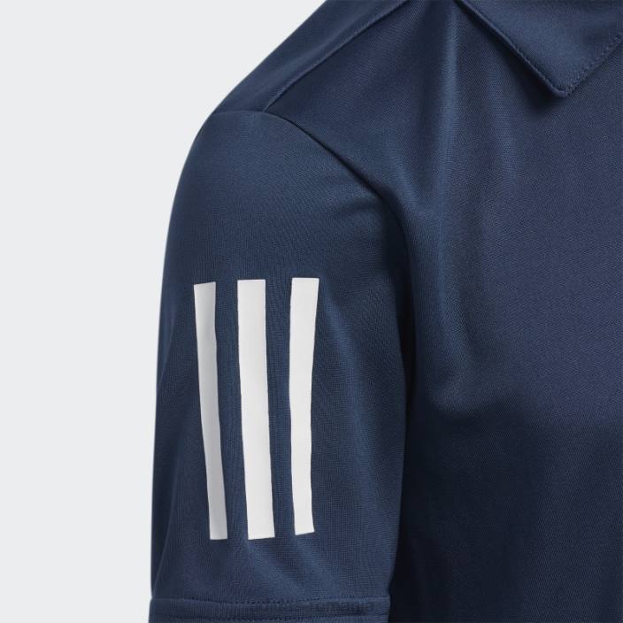 Adidas Tricou polo cu 3 dungi bleumarin copii marina 2JBN18829