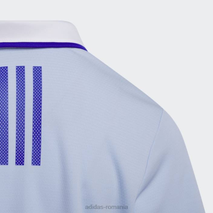 Adidas blue Dawn colorblock heat.tricou polo rdy copii zori albastre 2JBN18593