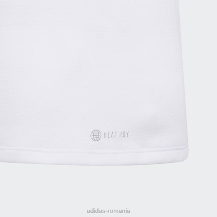 Adidas căldură albă.tricou polo rdy copii alb 2JBN12130