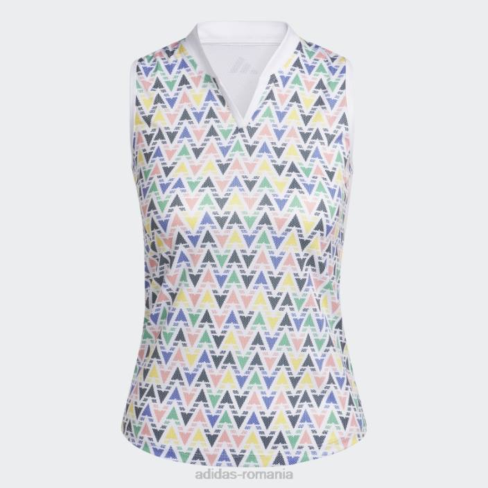 Adidas caldura.rdy imprimat polo fara maneci alb copii alb 2JBN19213