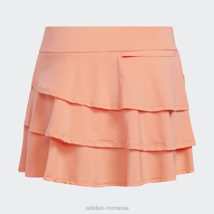 Adidas fusta cu volane coral copii coral 2JBN19160