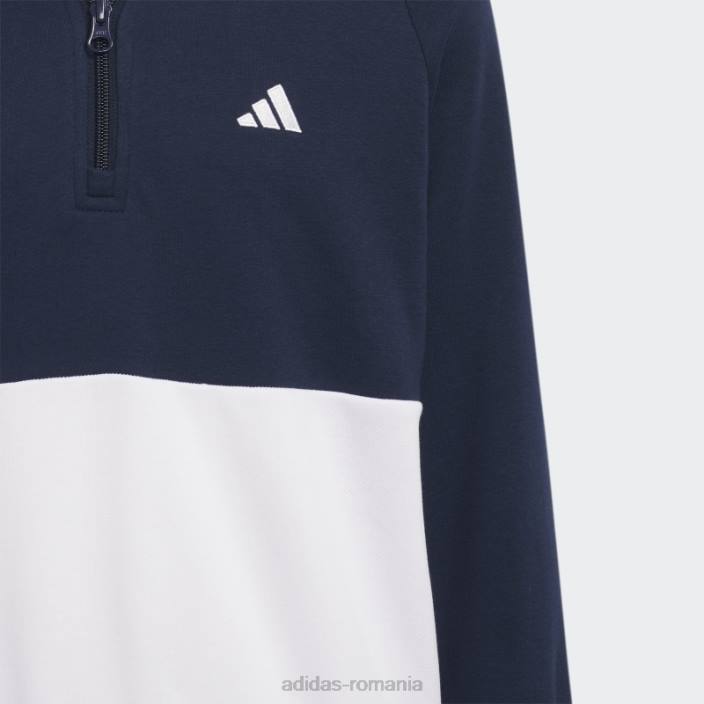 Adidas hanorac colorblock bleumarin copii marina 2JBN18545