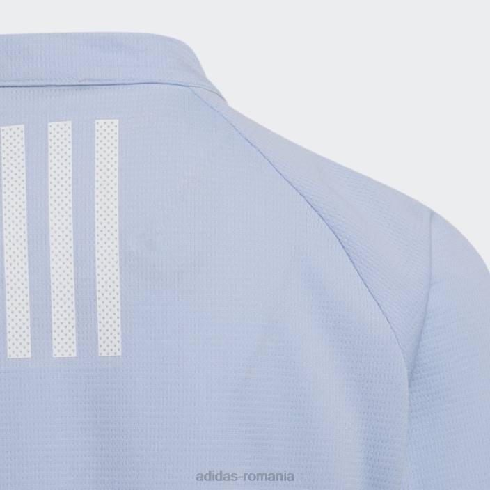 Adidas jachetă versatilă cu fermoar complet albastru alba copii zori albastre 2JBN3460