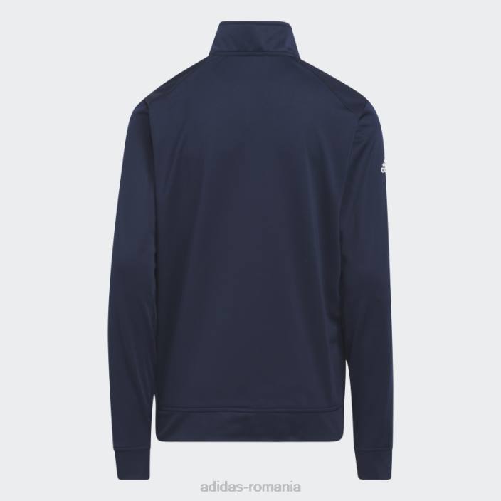 Adidas pulover cu fermoar sferturi navy bleumarin copii marina 2JBN11786