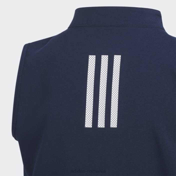 Adidas salopetă bleumarin cu jumătate de fermoar copii marina 2JBN19144