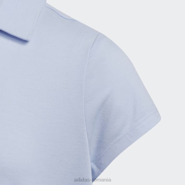 Adidas tricou polo albastru alba mel copii albastru zori mel/alb 2JBN12134