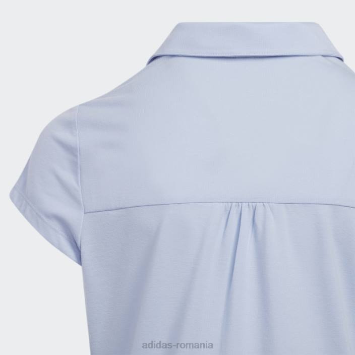 Adidas tricou polo albastru alba mel copii albastru zori mel/alb 2JBN12134