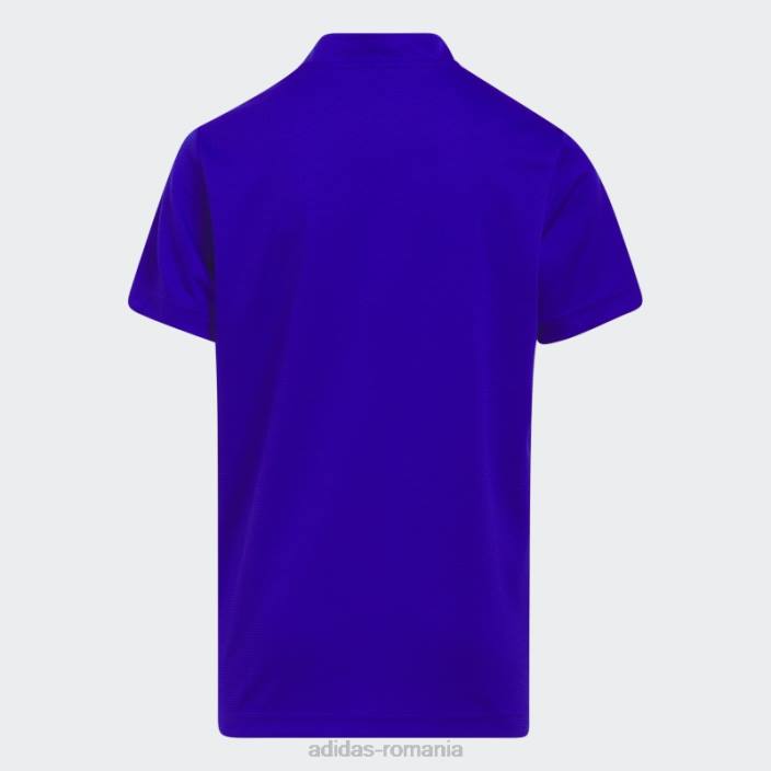 Adidas tricou polo cu guler sport albastru copii albastru 2JBN11836