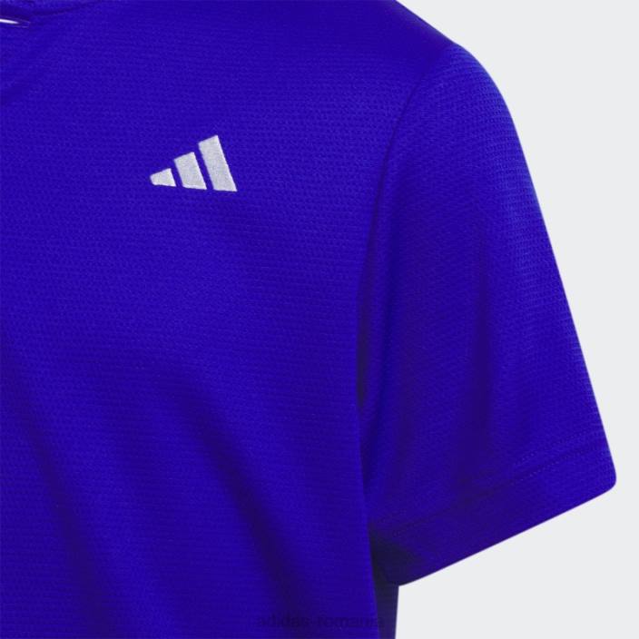 Adidas tricou polo cu guler sport albastru copii albastru 2JBN18728