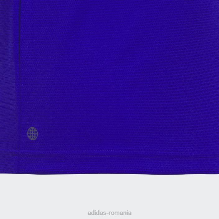 Adidas tricou polo cu guler sport albastru copii albastru 2JBN18728