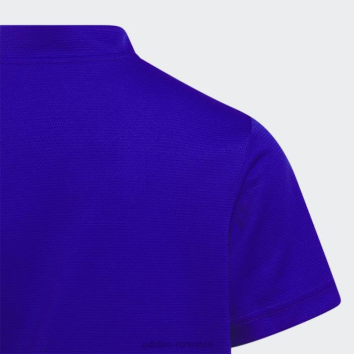 Adidas tricou polo cu guler sport albastru copii albastru 2JBN18728