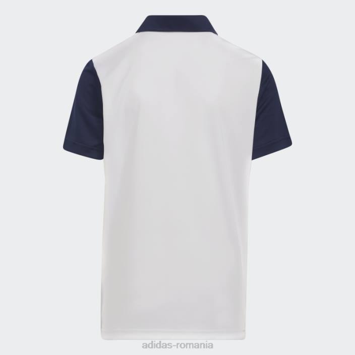 Adidas tricou polo cu imprimeu camo bleumarin copii marina 2JBN11804