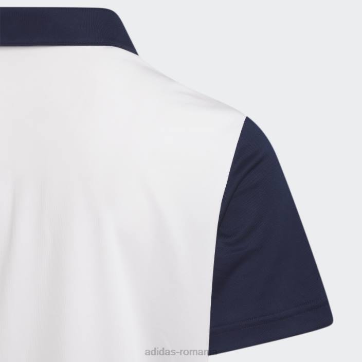 Adidas tricou polo cu imprimeu camo bleumarin copii marina 2JBN11804