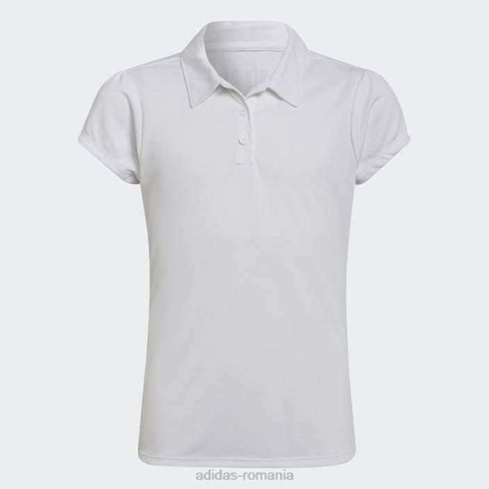 Adidas tricou polo performance primegreen alb adidas copii alb 2JBN12144