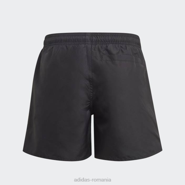 Adidas insigna clasică de pantaloni scurți de baie sport negru copii negru 2JBN18686