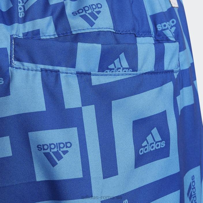 Adidas trebuie să aibă pantaloni scurți de baie grafic albastru regal copii albastru regal 2JBN18865
