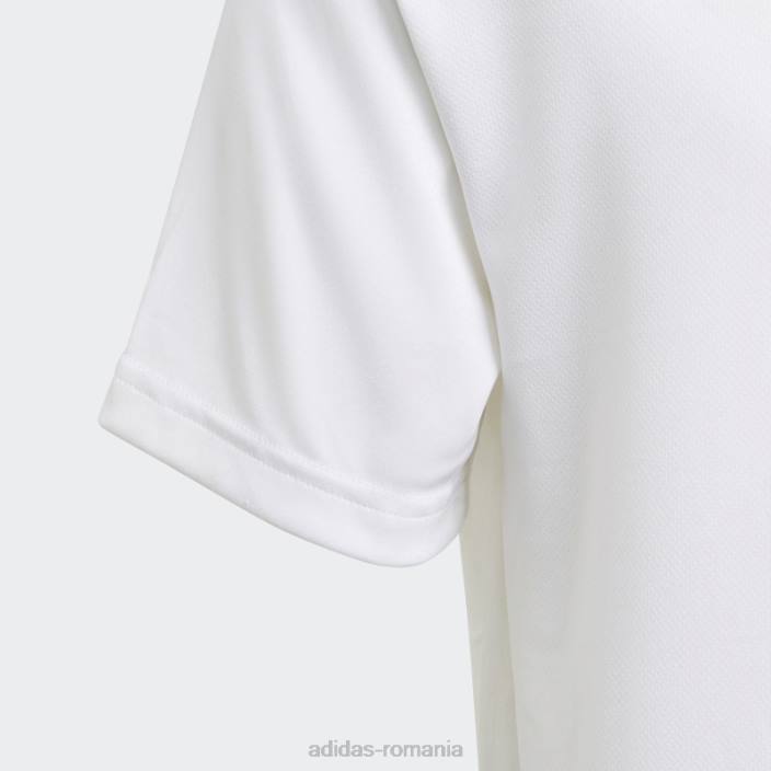 Adidas Alb aeroready conceput pentru a muta tricou cu logo mare copii alb negru 2JBN11987