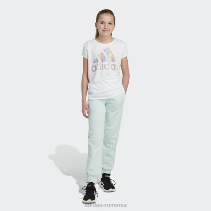 Adidas Pantaloni de jogging fleece cu 3 dungi albastri copii albastru 2JBN12056