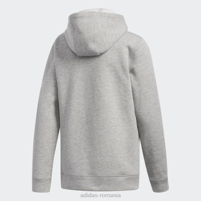 Adidas hanorac fleece gri mediu adidas copii gri mediu 2JBN12024
