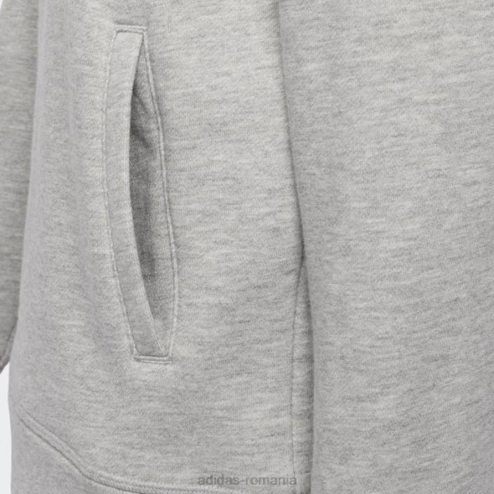 Adidas hanorac fleece gri mediu adidas copii gri mediu 2JBN12024