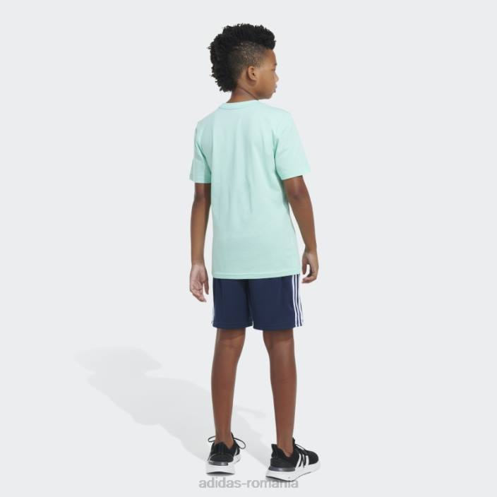 Adidas insignă bicoloră de tricou sport verde copii verde 2JBN11942