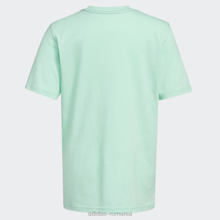 Adidas insignă bicoloră de tricou sport verde copii verde 2JBN11942