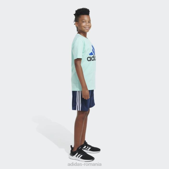 Adidas insignă bicoloră de tricou sport verde copii verde 2JBN11942