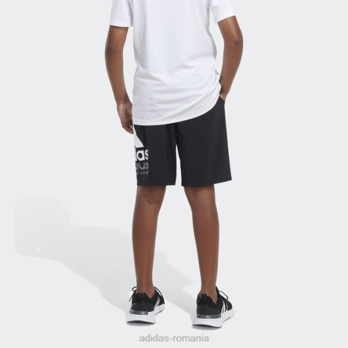 Adidas insignă țesută de esențiali pantaloni scurți sport negru copii negru 2JBN11732