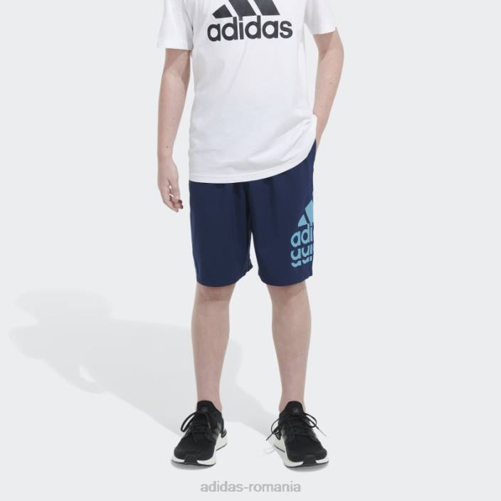 Adidas insigna țesută de esențiale bleumarin a pantalonilor scurți sport adidas copii marina 2JBN11721