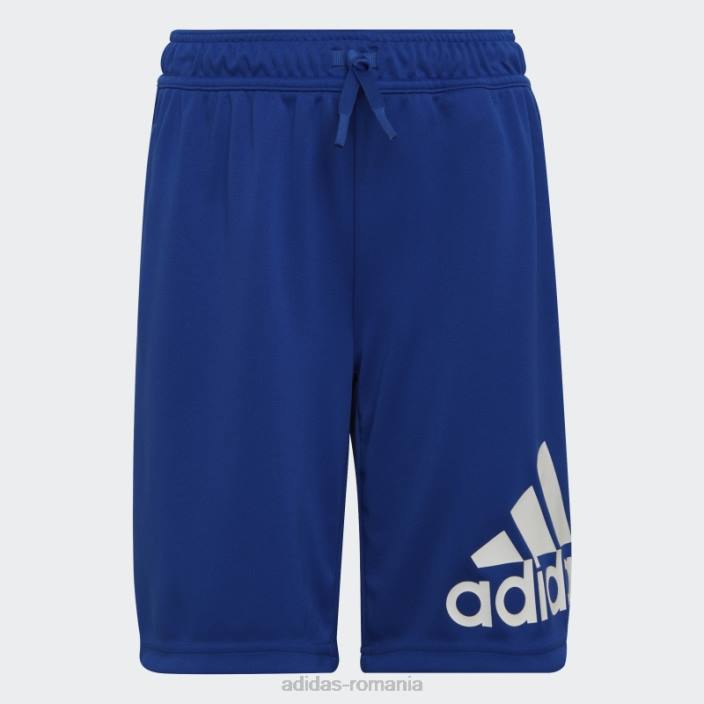 Adidas pantaloni scurți proiectați cu 2 mișcări albastru regal copii albastru regal/alb 2JBN11839