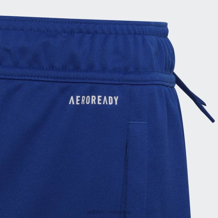 Adidas pantaloni scurți proiectați cu 2 mișcări albastru regal copii albastru regal/alb 2JBN11839