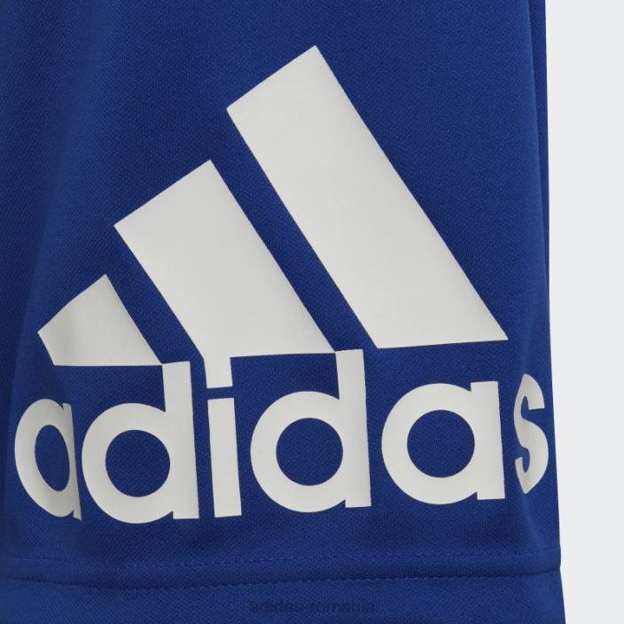 Adidas pantaloni scurți proiectați cu 2 mișcări albastru regal copii albastru regal/alb 2JBN11839