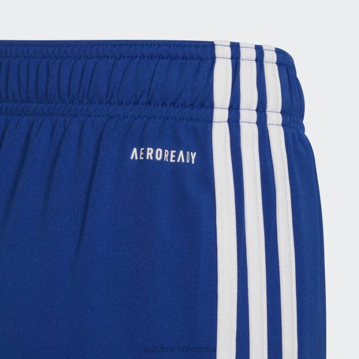 Adidas pantaloni scurți sereno albastru regal copii albastru regal/alb 2JBN11866