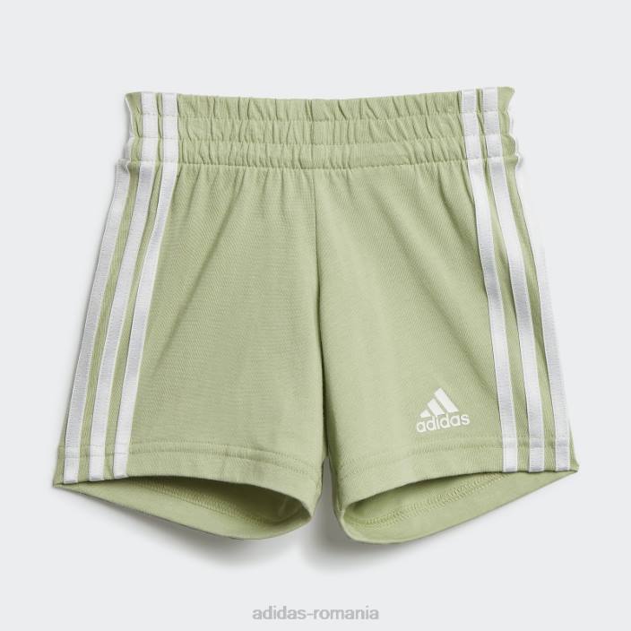 Adidas set de bumbac organic creste pozitivitate alb copii alb/var 2JBN12013