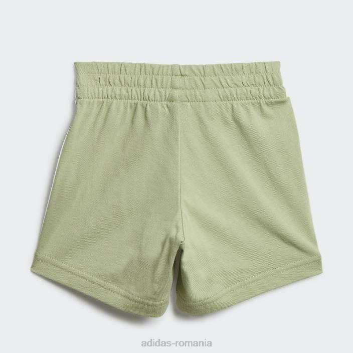 Adidas set de bumbac organic creste pozitivitate alb copii alb/var 2JBN12013