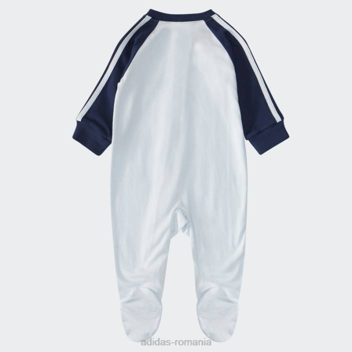 Adidas sky tint zip raglan footie combines adidas copii nuanță de cer 2JBN11931