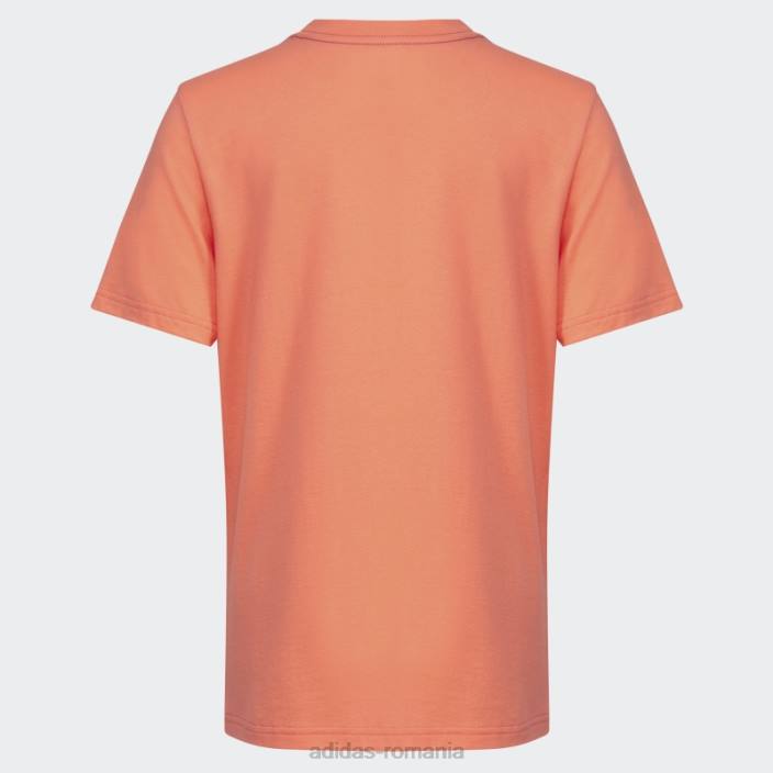 Adidas tricou cu logo camo coral adidas copii coral 2JBN11652