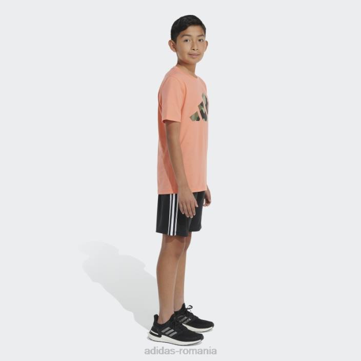 Adidas tricou cu logo camo coral adidas copii coral 2JBN11652