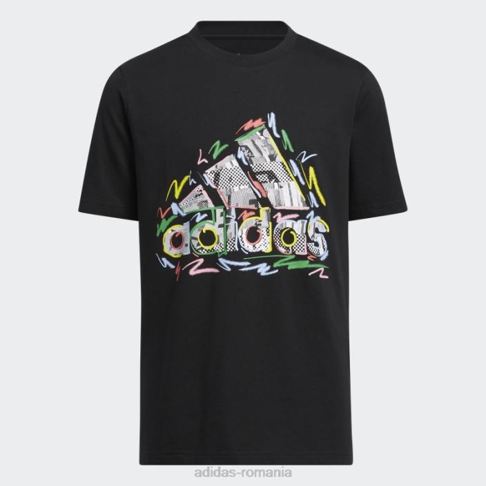 Adidas tricou negru de mândrie copii negru 2JBN12019