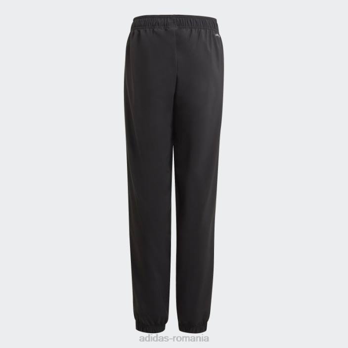 Adidas black essentials pantaloni stanford fashion copii alb negru 2JBN3420